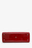 Christian Dior 2011 Red Patent Leather Large Lady Dior