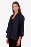 Christian Dior Black Nylon Macrocannage Bar Jacket Size 8