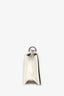 Christian Dior 2015 White Leather Diorama Shoulder Bag
