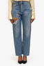 Agolde Blue Light Wash Ripped Thigh Jeans Size 24