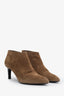 Hermès Brown Suede Ankle 'Serena' Boots Size 38.5