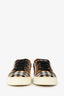Burberry Beige Canvas Check Sneakers Size 36