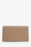 Maison Margiela Beige Grained Four Stitches Leather Wallet On Chain