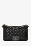 Pre-loved Chanel™ 2018 Black Caviar Small Boy Bag SHW
