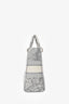 Christian Dior 2021 Grey Large Toile de Jouy Reverse Lady D-Lite Tote with Strap