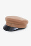 Ruslan Baginski Beige/Black Wool Baker Boy Hat Size L