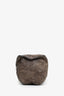 Givenchy Brown Crinkled Leather Mini Pandora Crossbody