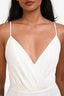 NBD White Ruffled Sleeveless Mini Dress Size XS