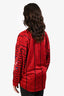 Vivienne Westwood Red Anglomania Graphic Long Sleeve Top Size S