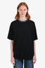 Acne Studios Black Logo Neckline Short Sleeve T-Shirt Size XS