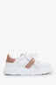 Christian Dior White/Nude Calfskin Dior-ID Platform Sneakers Size 36.5