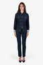 EB Dark Blue Denim Straight Leg Jean Size 24