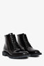 Saint Laurent Black Patent Combat Boots Size 40 Mens