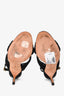 Manolo Blahnik Black Mesh 'Drapia' Slingback Heels Size 36.5