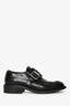 Miu Miu Black Leather Buckle Loafers Size 39.5