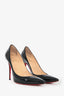 Christian Louboutin Black Patent So Kate Heels Size 38.5