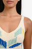 Mother Cream Multicolour Knit Cropped Tank Top Size XS