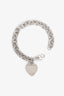 Tiffany & Co. Sterling Silver Heart Tag Chain Bracelet