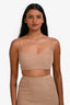 Reformation Brown Knit Sleeveless Crop Top + Pencil Skirt Set Size XS