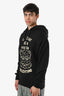 Valentino Black Cotton 'Le Chat De La Maison' Graphic Hoodie Size L Mens