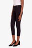 Brunello Cucinelli Black Virgin Wool Straight Leg Pants Size 36