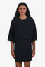 Stella McCartney Black Crystal Fringe Mini Dress Size 36