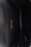 Prada Black Velvet Croc Embossed Micro Cahier Crossbody Bag
