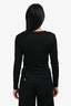 Anine Bing Black Long Sleeve Top Size S