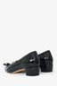 Salvatore Ferragamo Black Patent Leather Vara Pumps