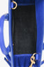Saint Laurent Electric Blue Smooth Leather Nano Sac de Jour