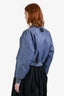 Anine Bing Dark Grey 'Leon' Cropped Bomber Jacket Size S