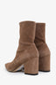 Stuart Weitzman Brown Suede Pointed Toe Ankle Boots Size 7