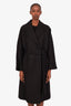 Dolce & Gabbana Black Virgin Wool Double Breasted Jacket Size 42