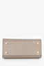 Valextra 2018 Beige Leather Mini 'Iside' Top Handle Bag