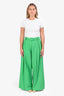 Farm Rio Green Belted Wide-Leg Pants Size L