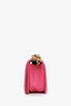 Pre-loved Chanel™ 2016-2017 Pink Stingray Leather Small Boy Bag