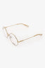 Chloe Clear/Gold Octagon '2134' Sunglasses