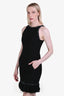 Pre-loved Chanel™ 2007 Black Tweed Raw Edge Braid Detail Dress Size 38