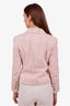 Pre-loved Chanel™ 05C Pink Cotton Silk Tweed Jacket Size 38