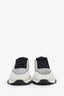 Hermès Black/White Mesh & Leather Addict Sneakers Estimated Size 41