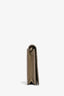 Bottega Veneta Brown Leather Intrecciato Flap Wallet on Chain
