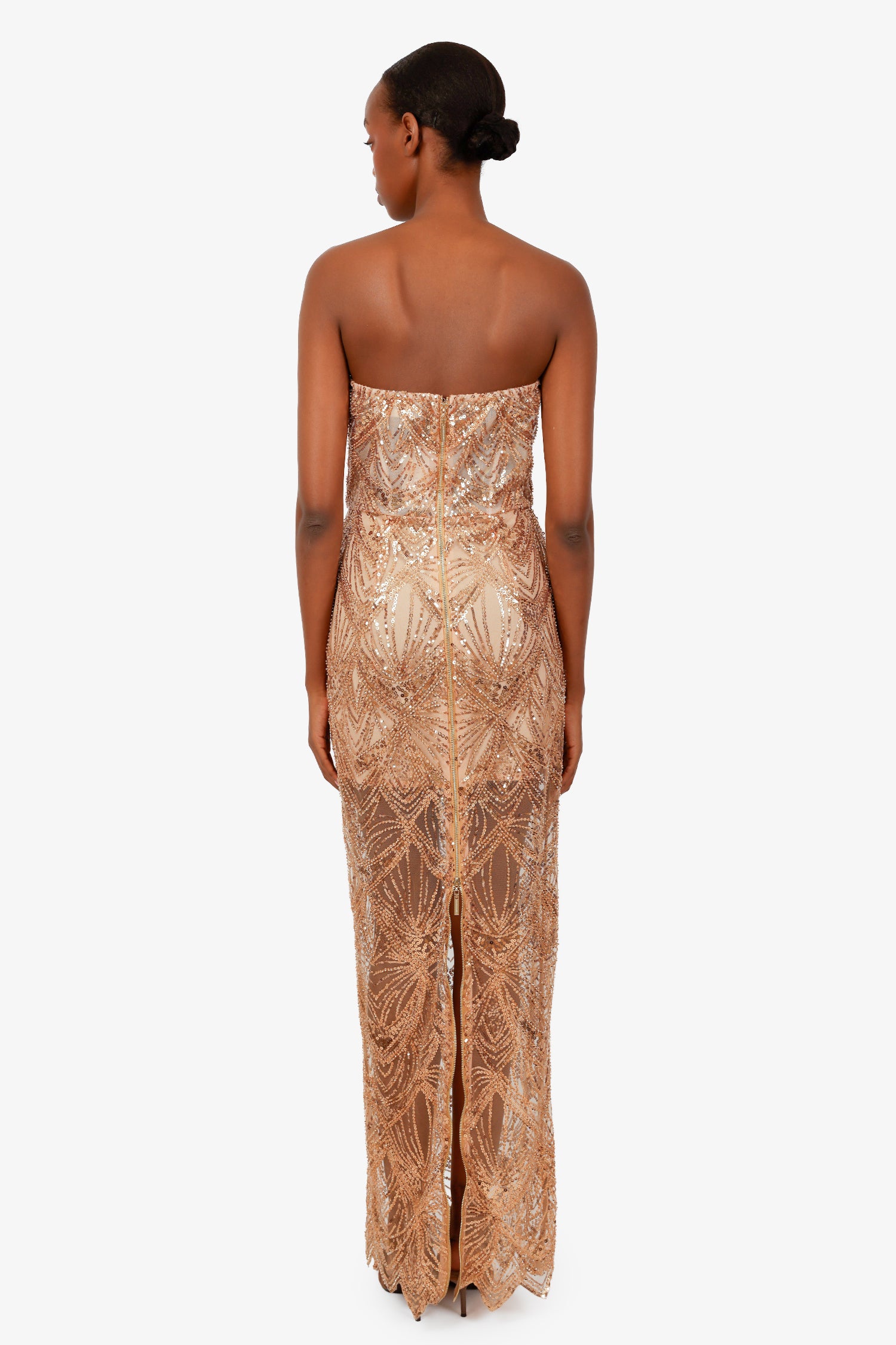 giselle maxi dress in gold bronx and banco Giselle Maxi Dress by Bronx And Banco