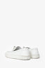 Hermès White Leather 'Game' Sneakers Size 38