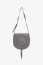 Chloe Taupe Leather Medium Marcie Crossbody