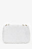 Pre-loved Chanel™ 2026 Seasonal White Sequin Mini Flap Bag