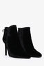 Stuart Weitzman Black Velvet Booties Size 8.5