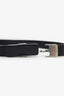 Prada Black Leather Belt Size 26