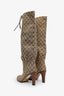 Bottes sur le genou Gucci GG Canvas Pointure 40