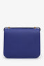 Hermès 2017 7T Bleu Électrique Epsom Leather Mini Constance 18 PHW
