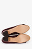 Salvatore Ferragamo Burgundy Suede Vara Box Heels Size 6